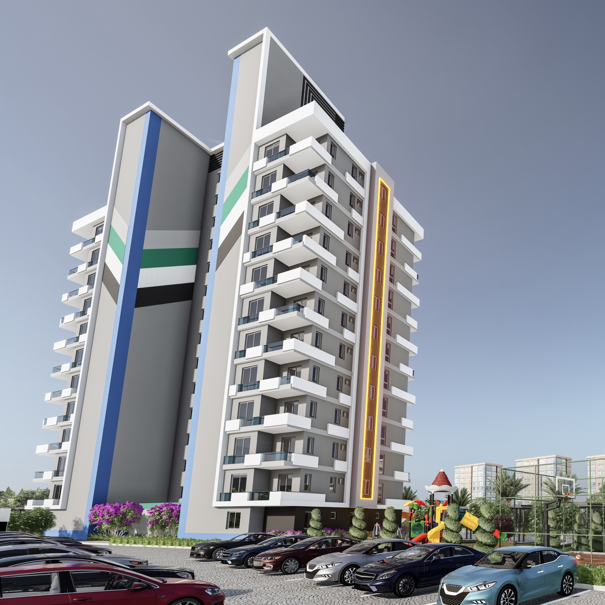 Stylish new residential complex in popular district of Mersin