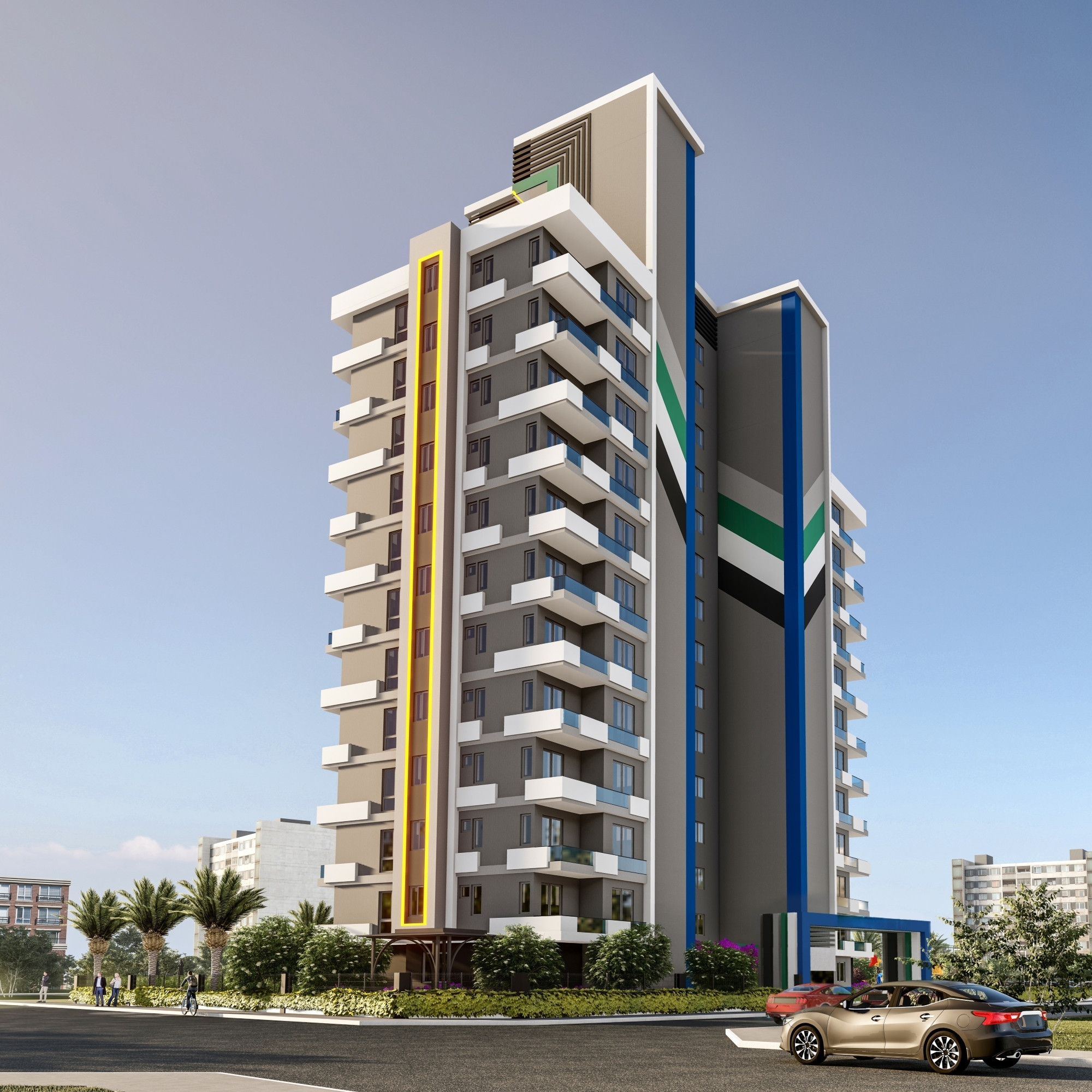 Stylish new residential complex in popular district of Mersin