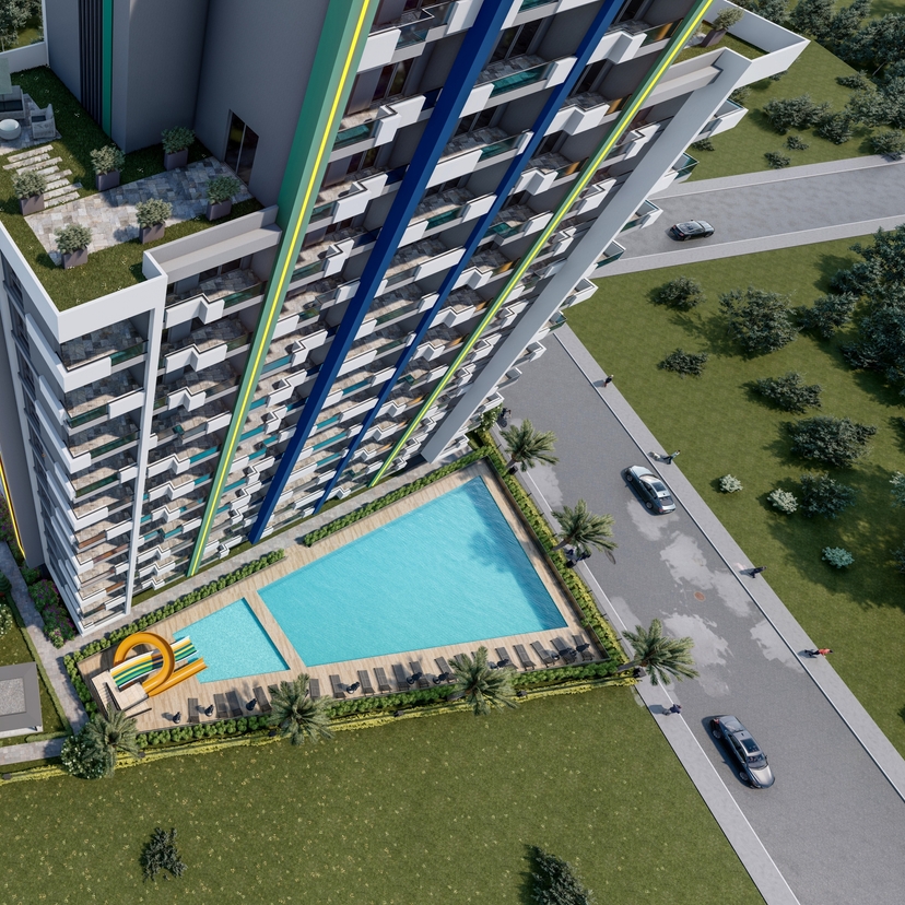Stylish new residential complex in popular district of Mersin