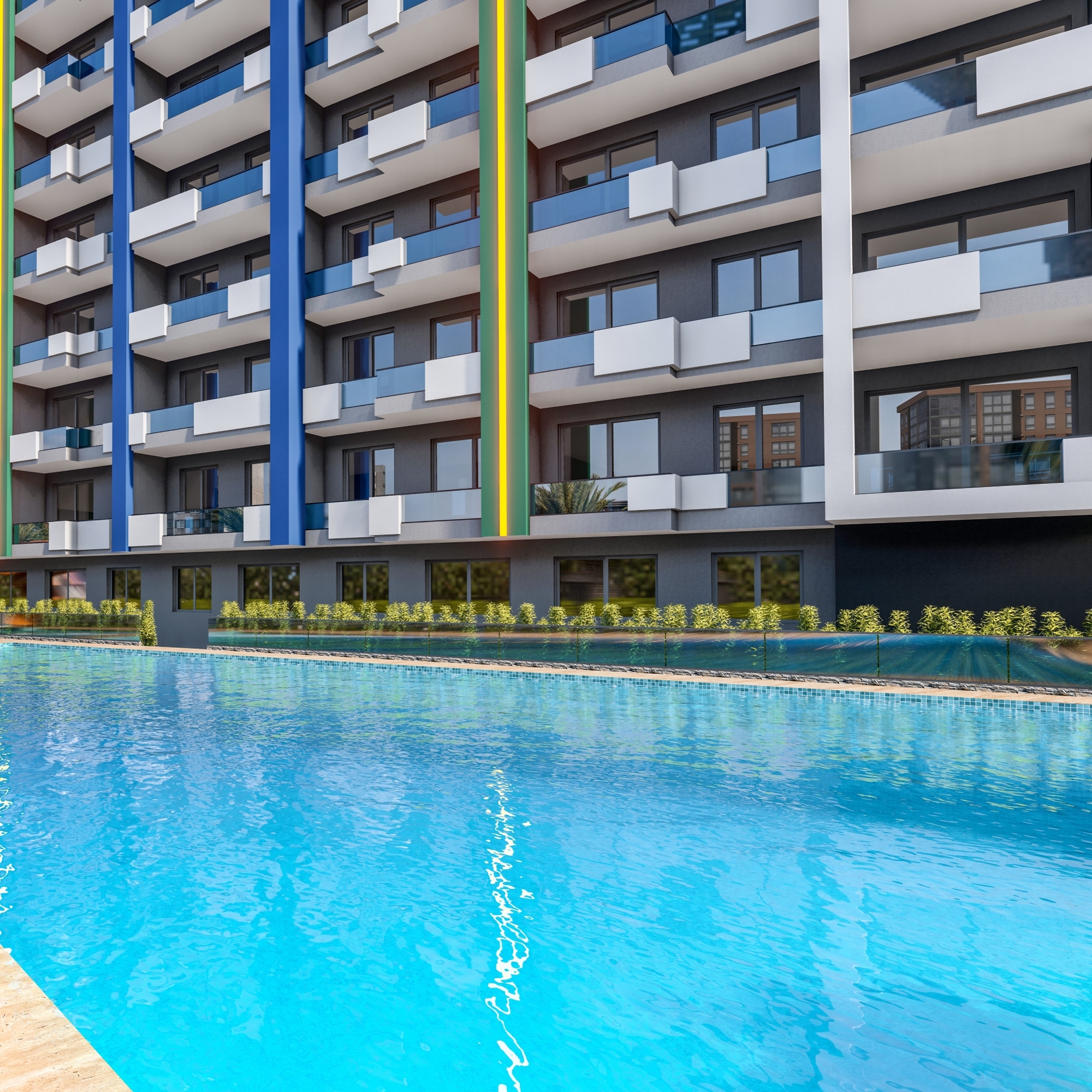 Stylish new residential complex in popular district of Mersin