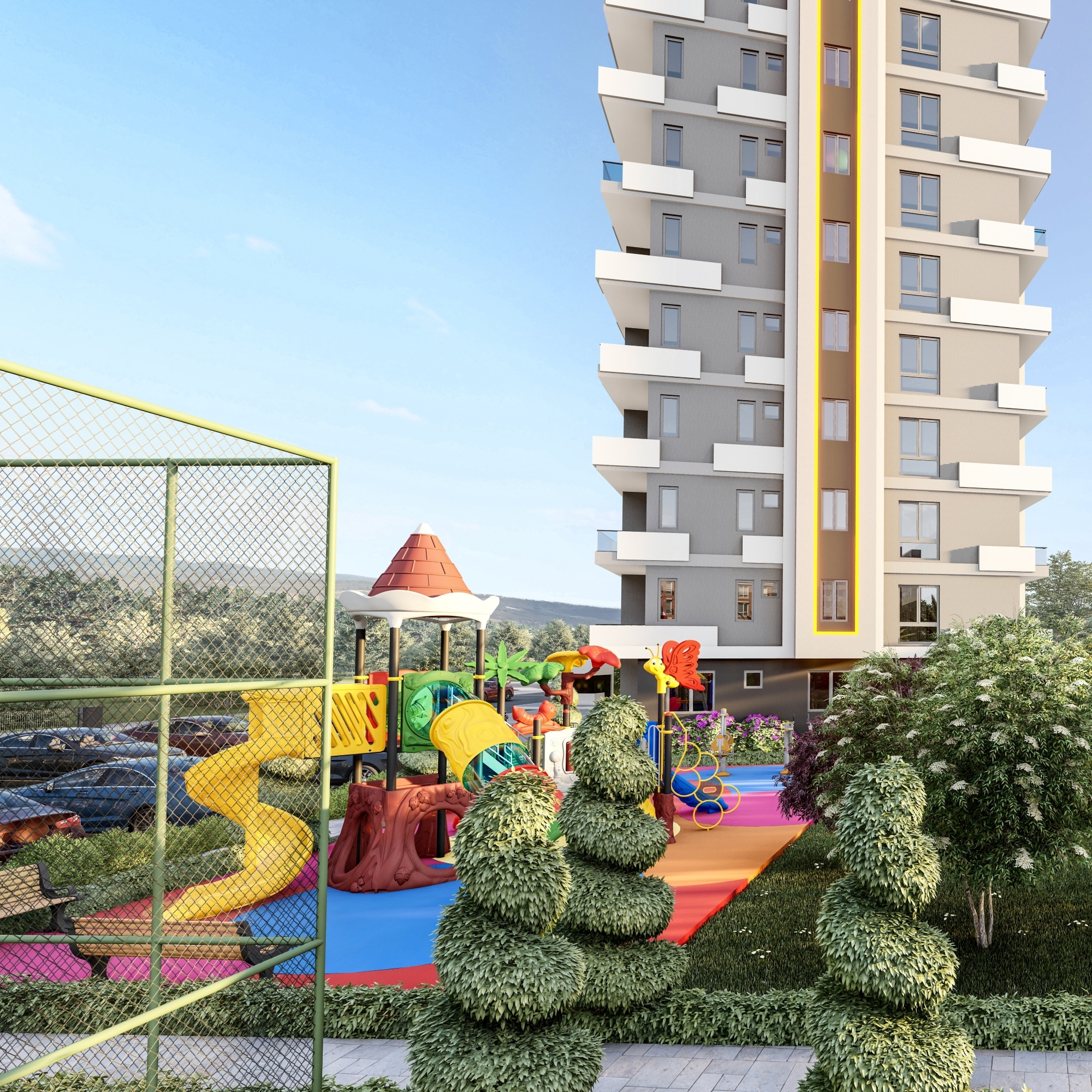 Stylish new residential complex in popular district of Mersin