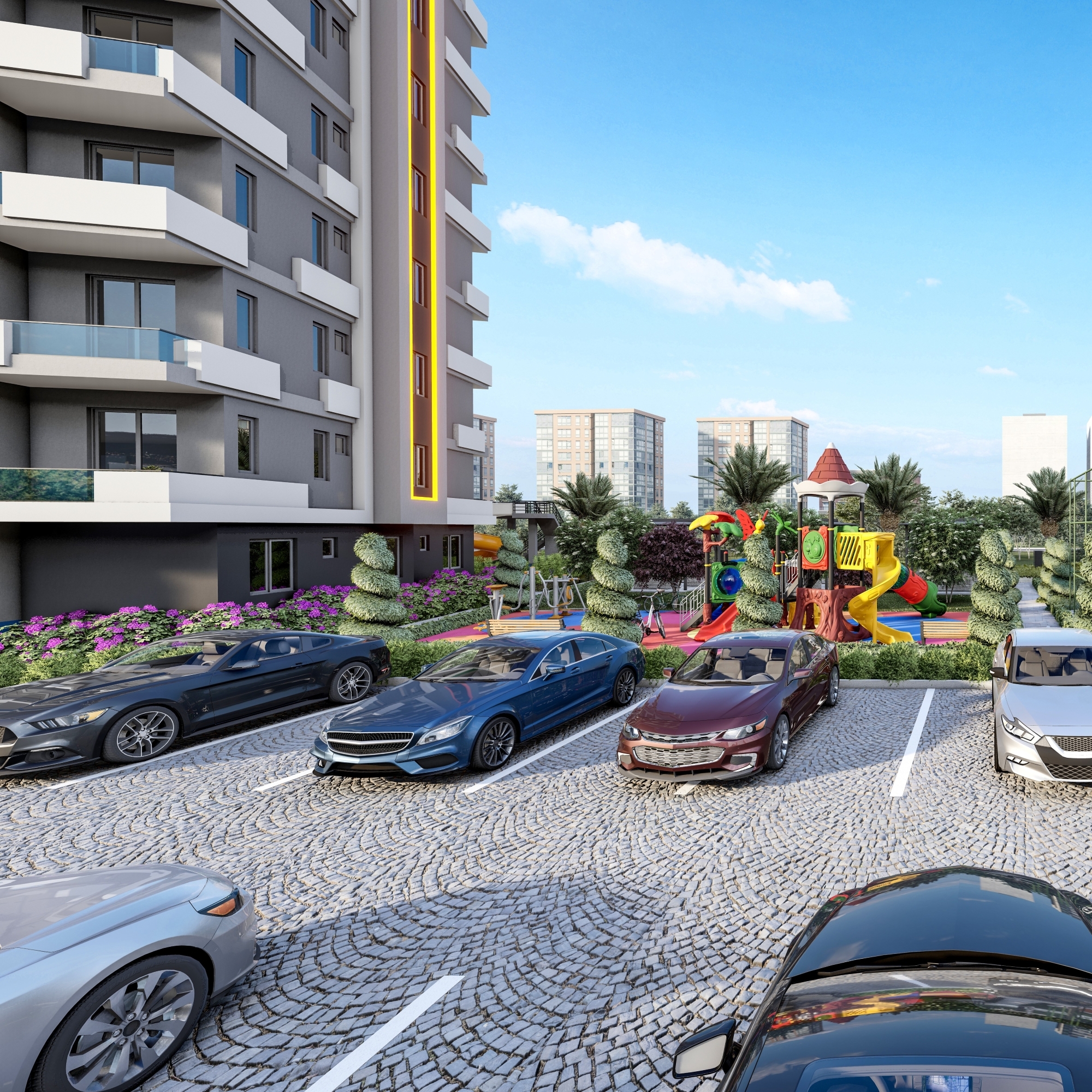 Stylish new residential complex in popular district of Mersin