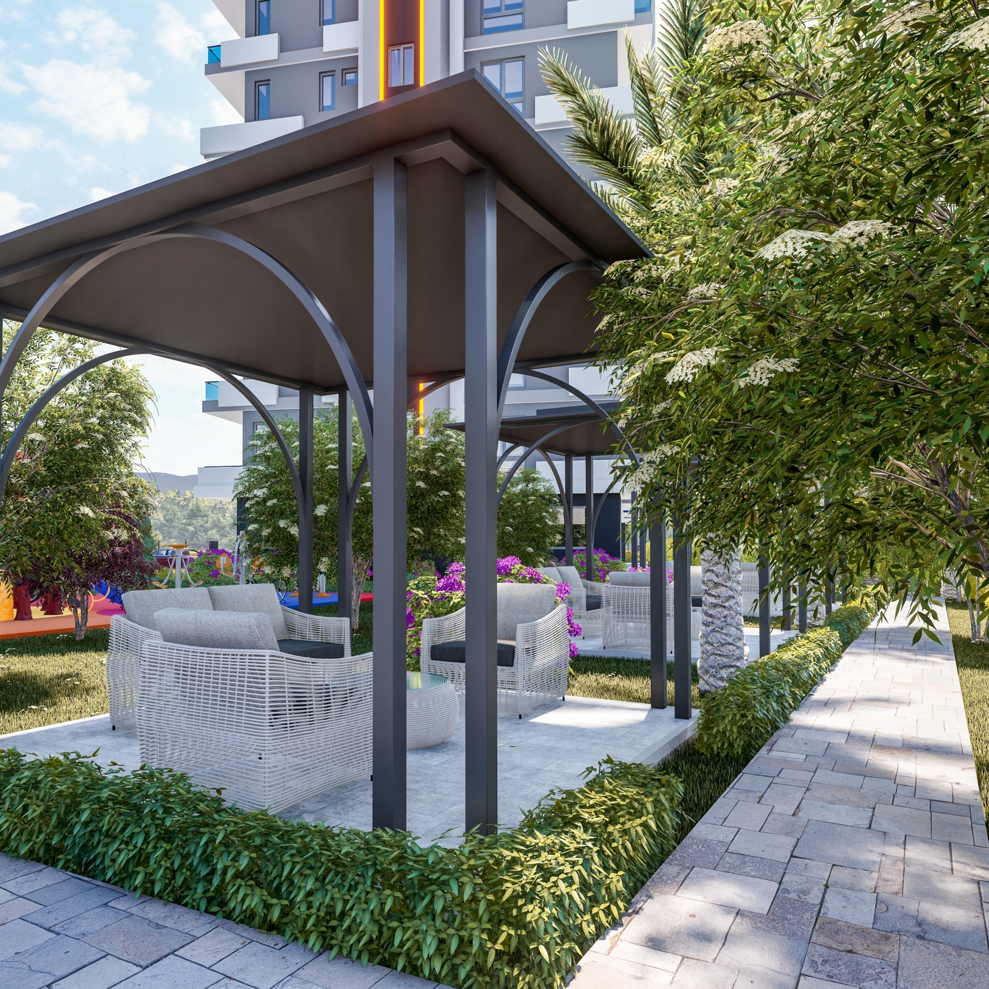 Stylish new residential complex in popular district of Mersin