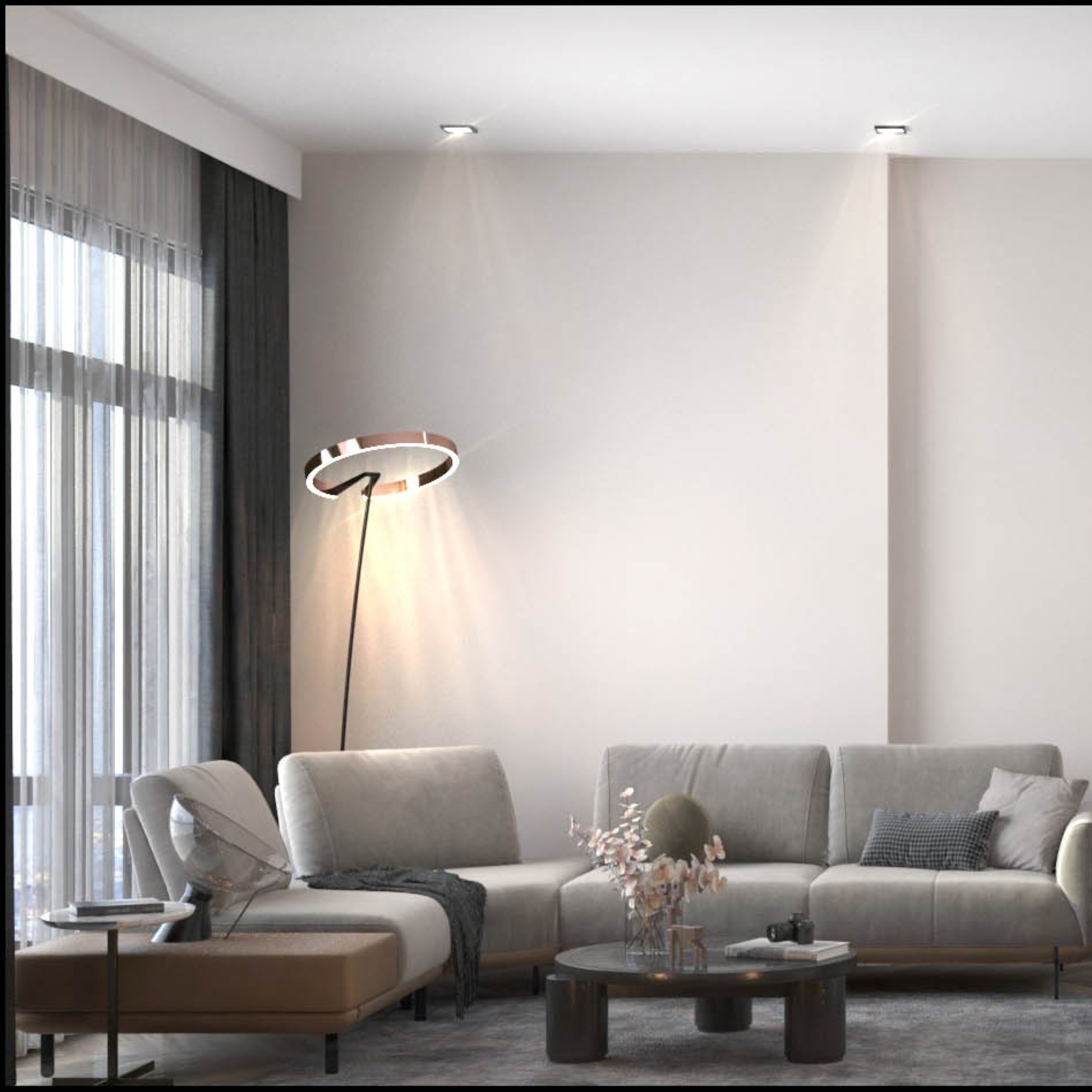 Luxury 1+1 Apartment with Sea and Mountain Views in Mersin