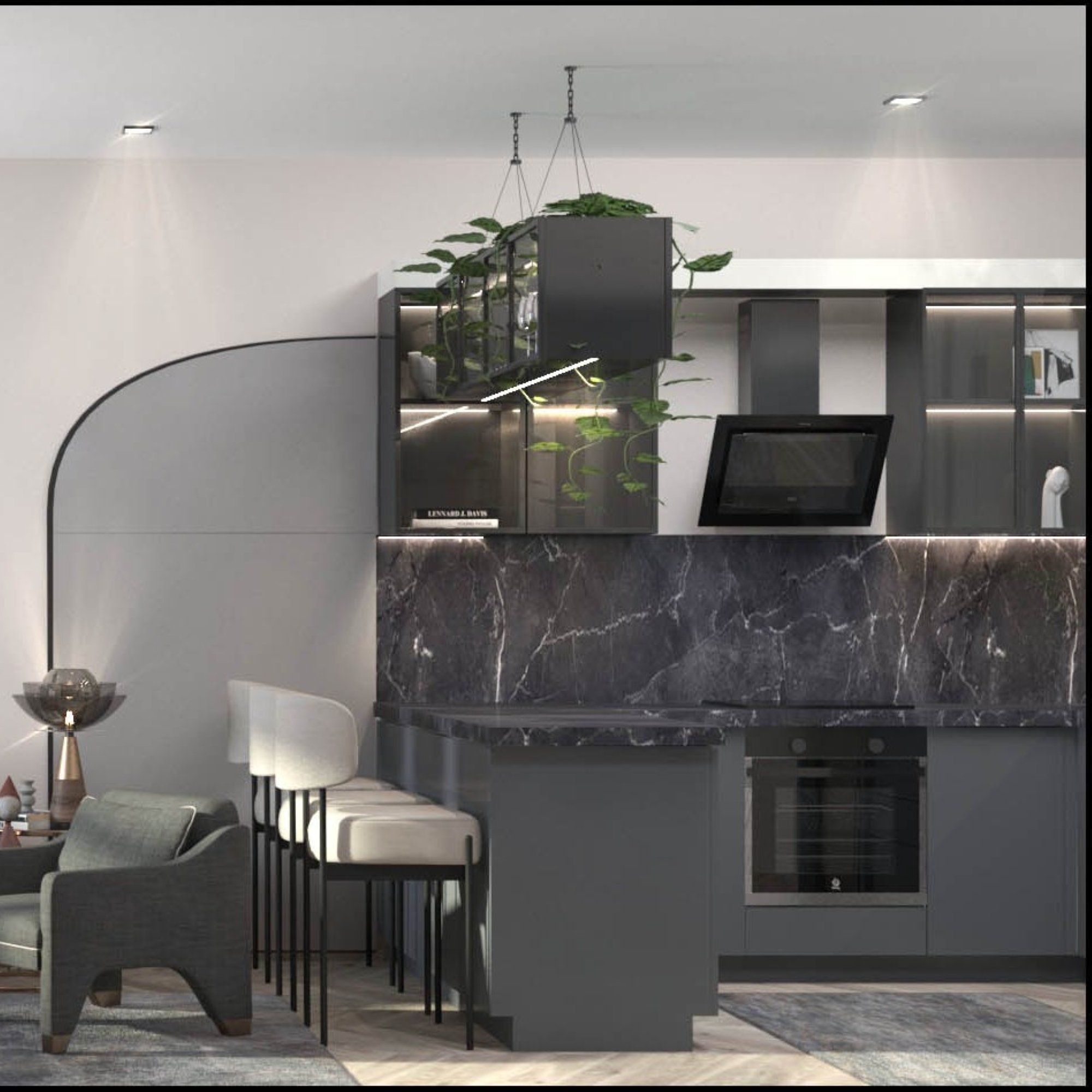 Luxury 1+1 Apartment with Sea and Mountain Views in Mersin