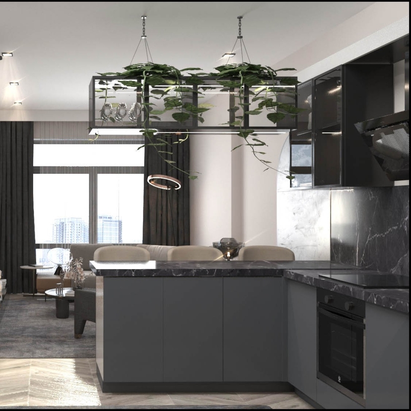 Luxury 1+1 Apartment with Sea and Mountain Views in Mersin