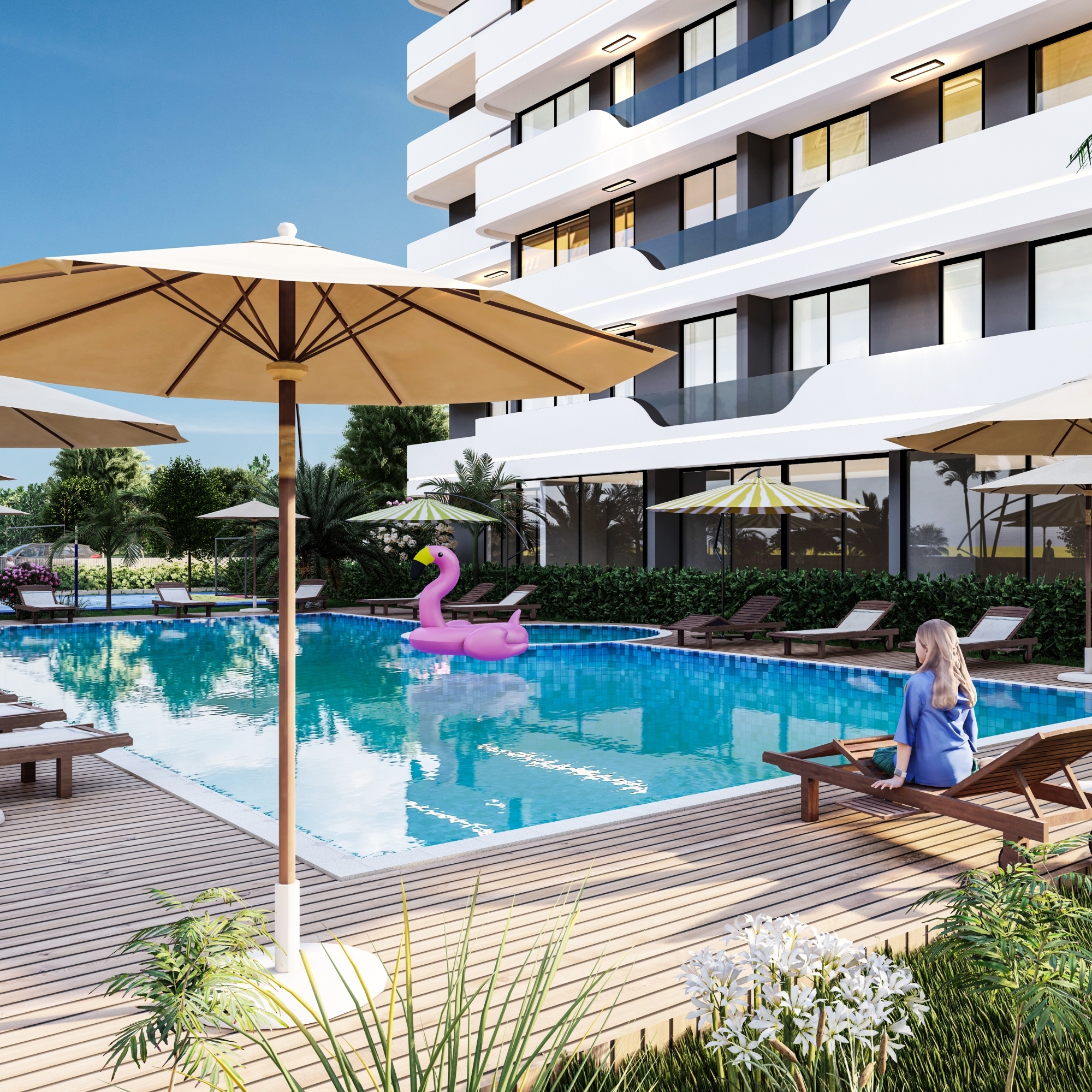 Luxurious 1+1 Apartment with Sea and Mountain Views, MERSIN - KARGIPINARI