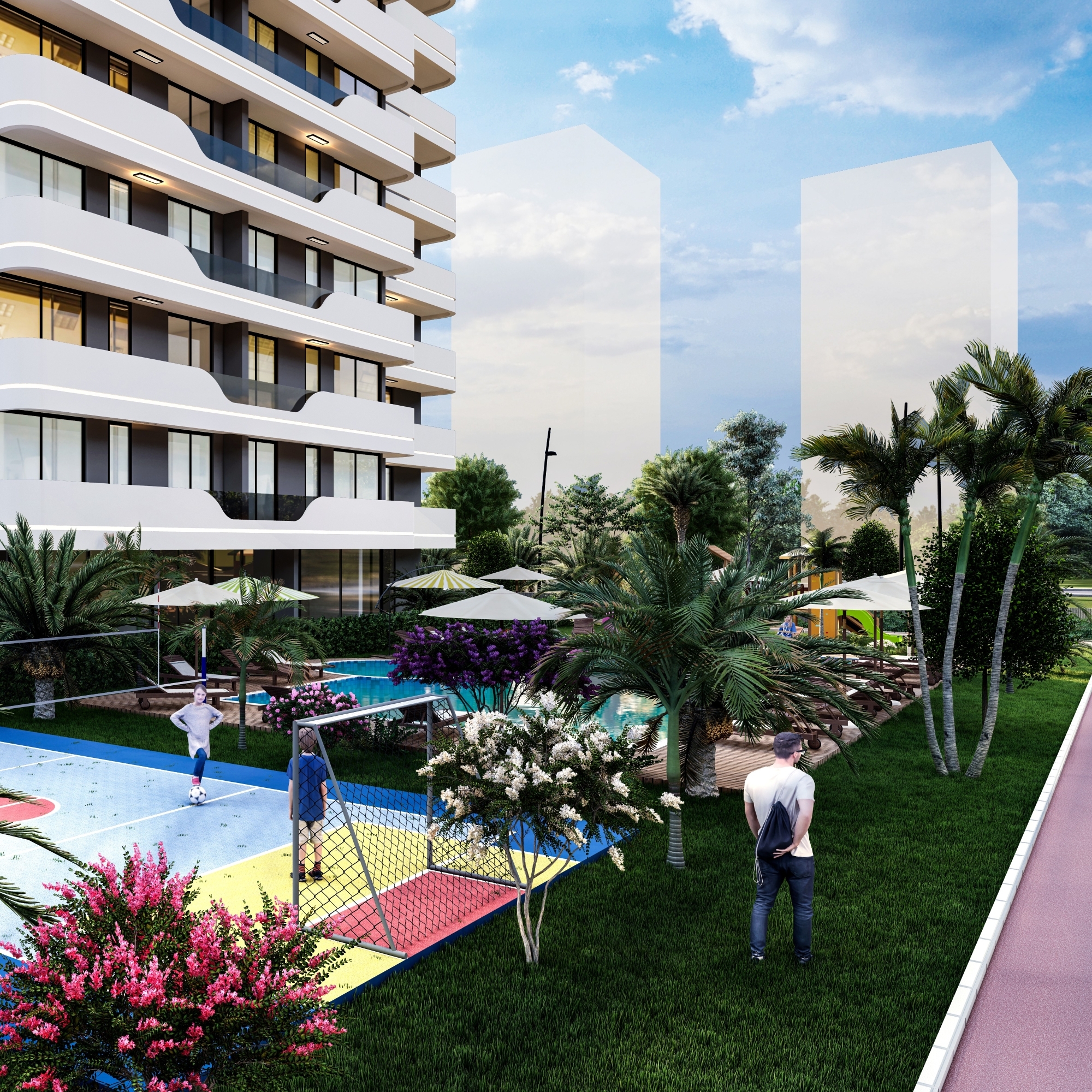 Luxurious 1+1 Apartment with Sea and Mountain Views, MERSIN - KARGIPINARI