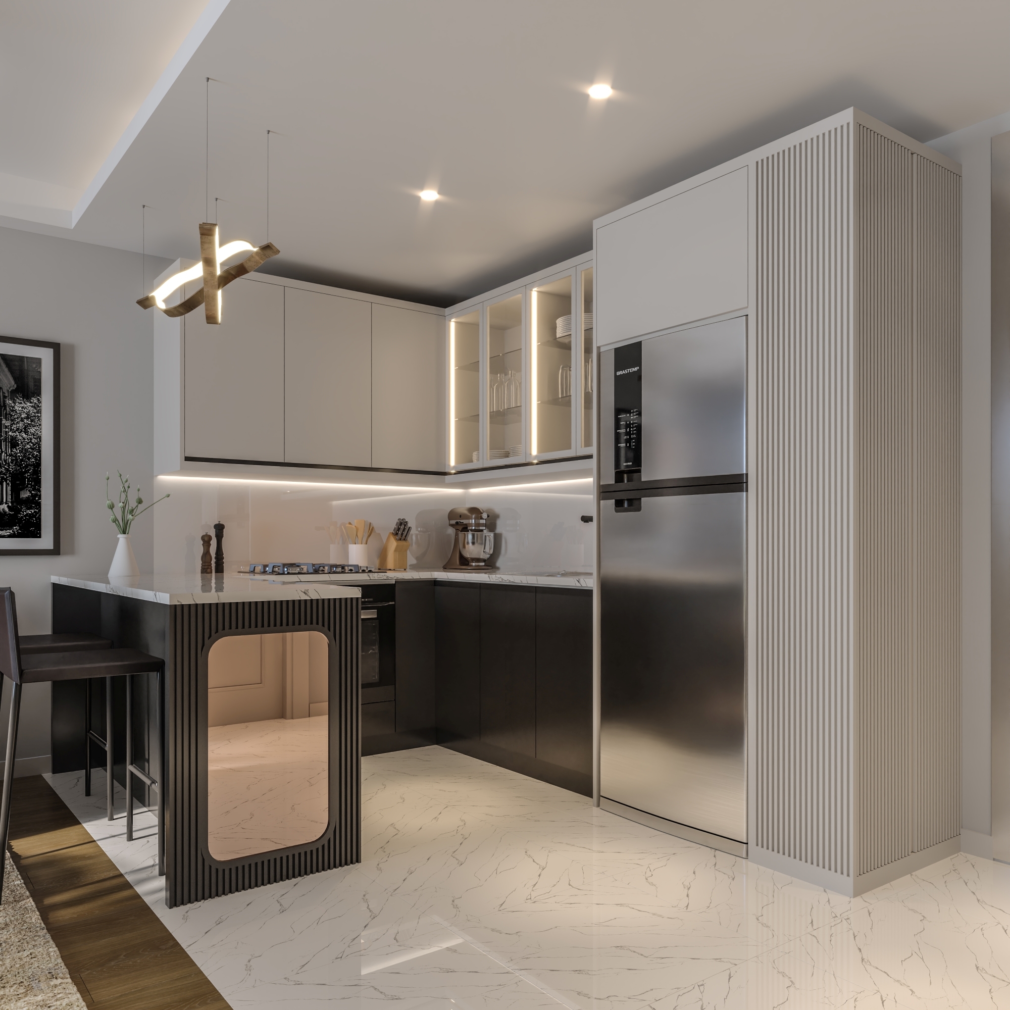 Luxury 1+1 Apartment with Sea and Mountain Views in Tece, Mersin