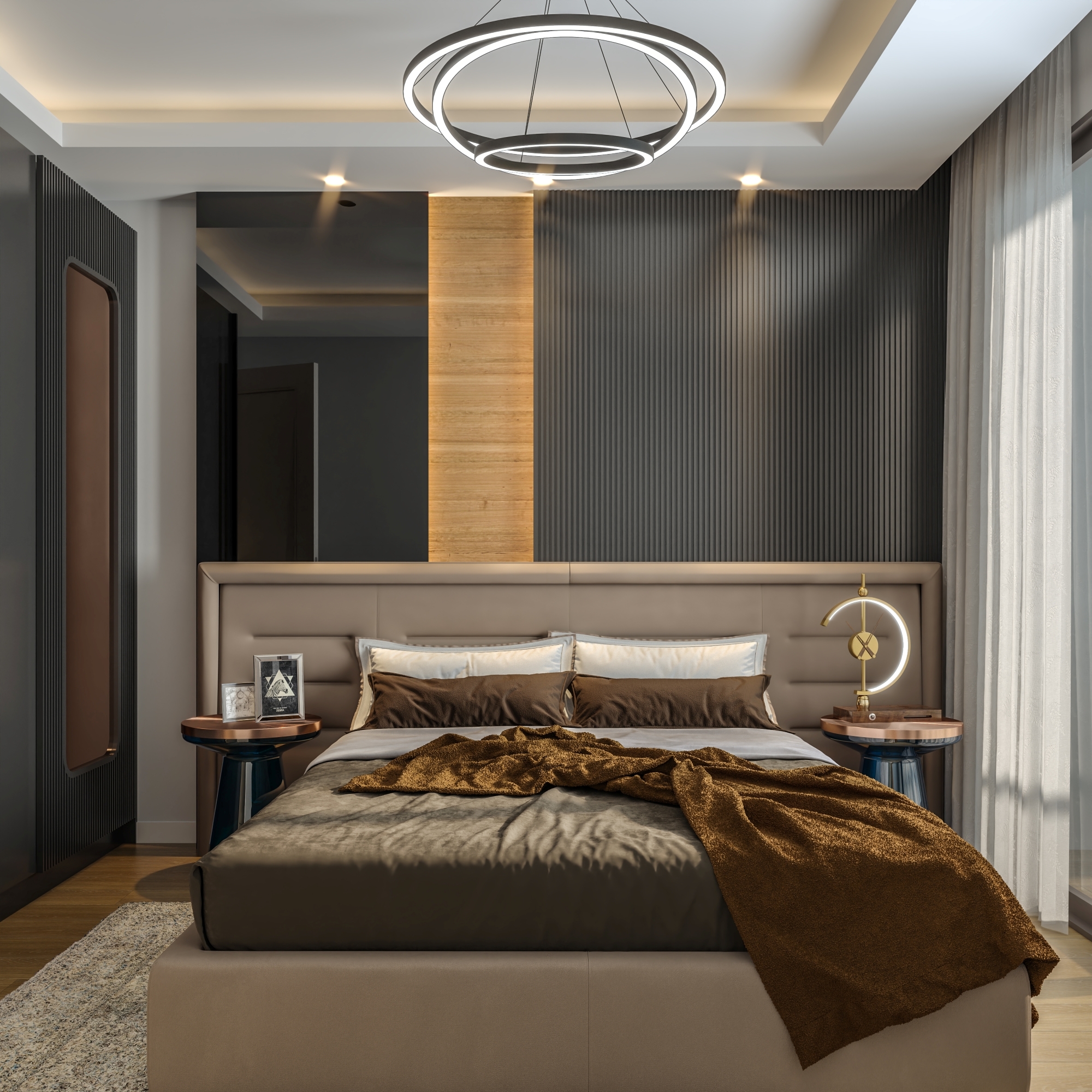 Luxury 1+1 Apartment with Sea and Mountain Views in Tece, Mersin