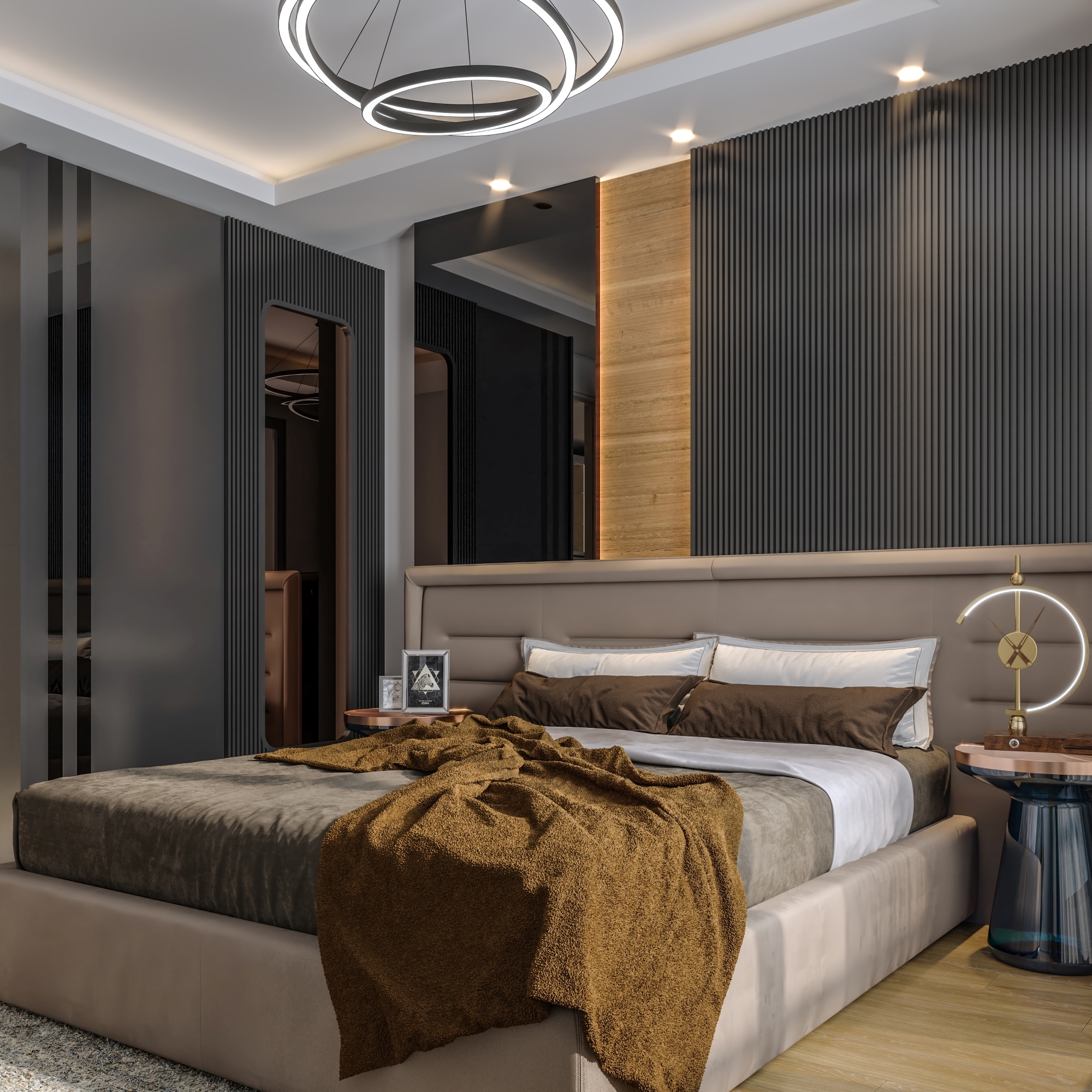 Luxury 1+1 Apartment with Sea and Mountain Views in Tece, Mersin