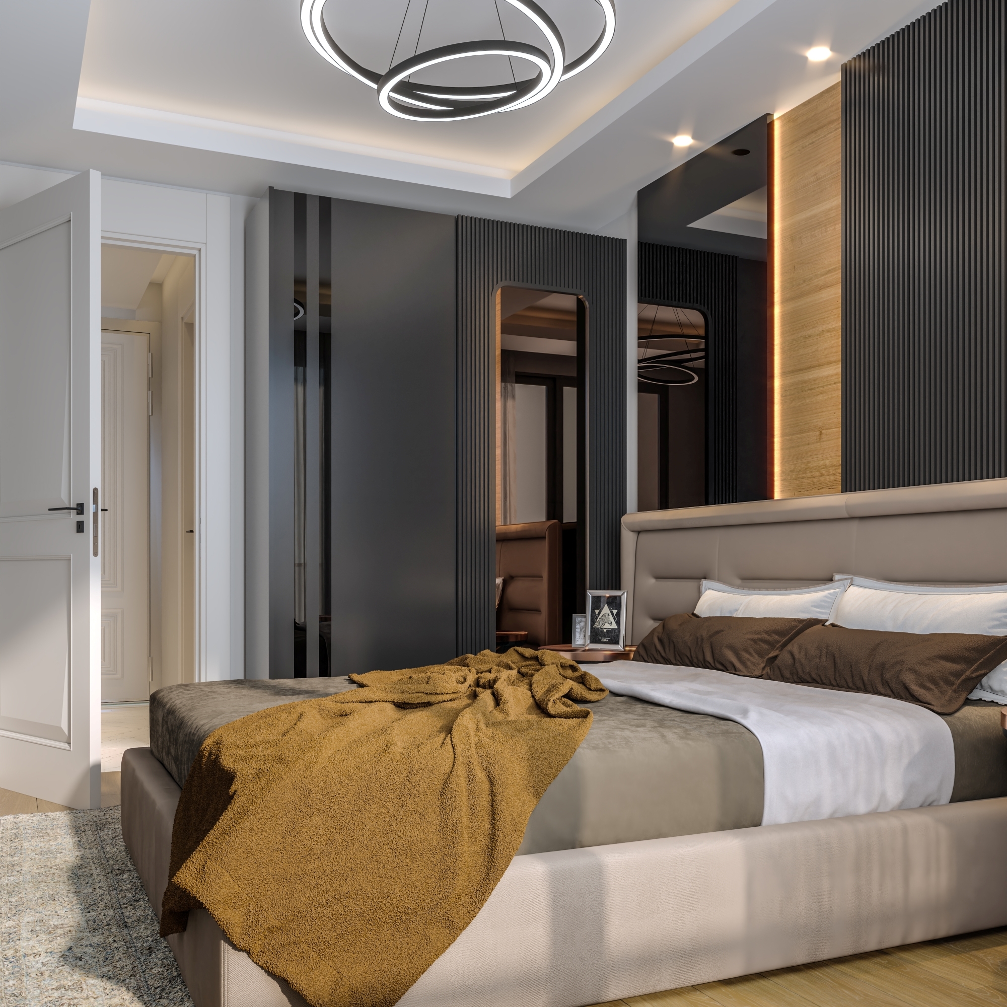 Luxury 1+1 Apartment with Sea and Mountain Views in Tece, Mersin