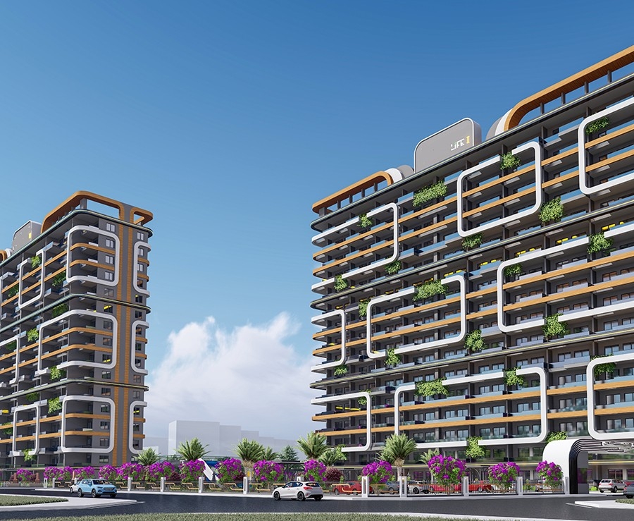 Exclusive residential project with attractive modern design in Mersin