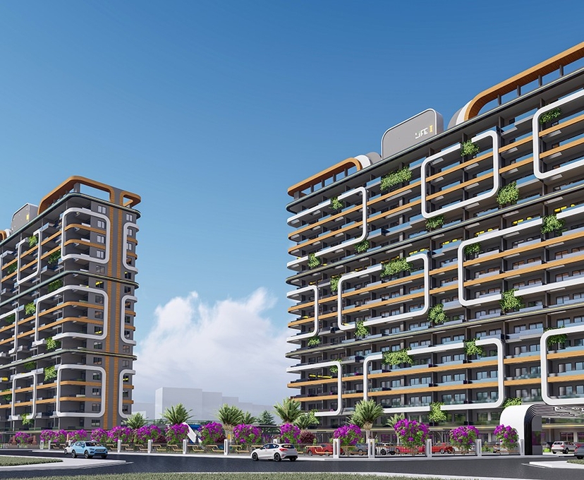 Exclusive residential project with attractive modern design in Mersin