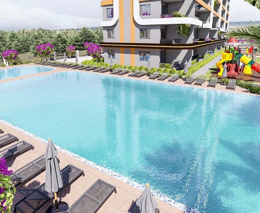 Exclusive residential project with attractive modern design in Mersin
