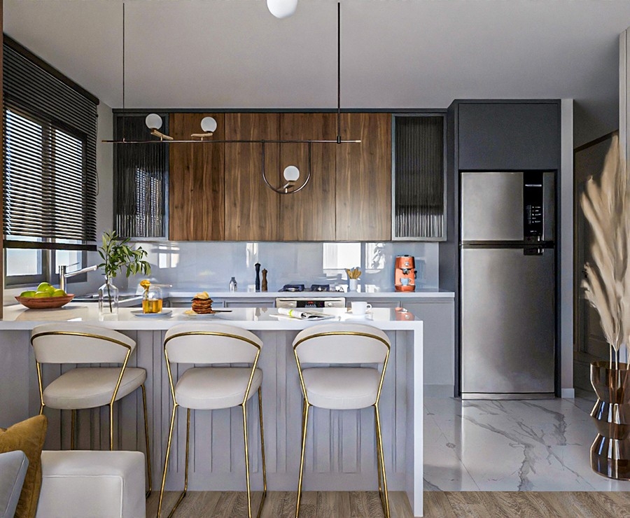Exclusive residential project with attractive modern design in Mersin
