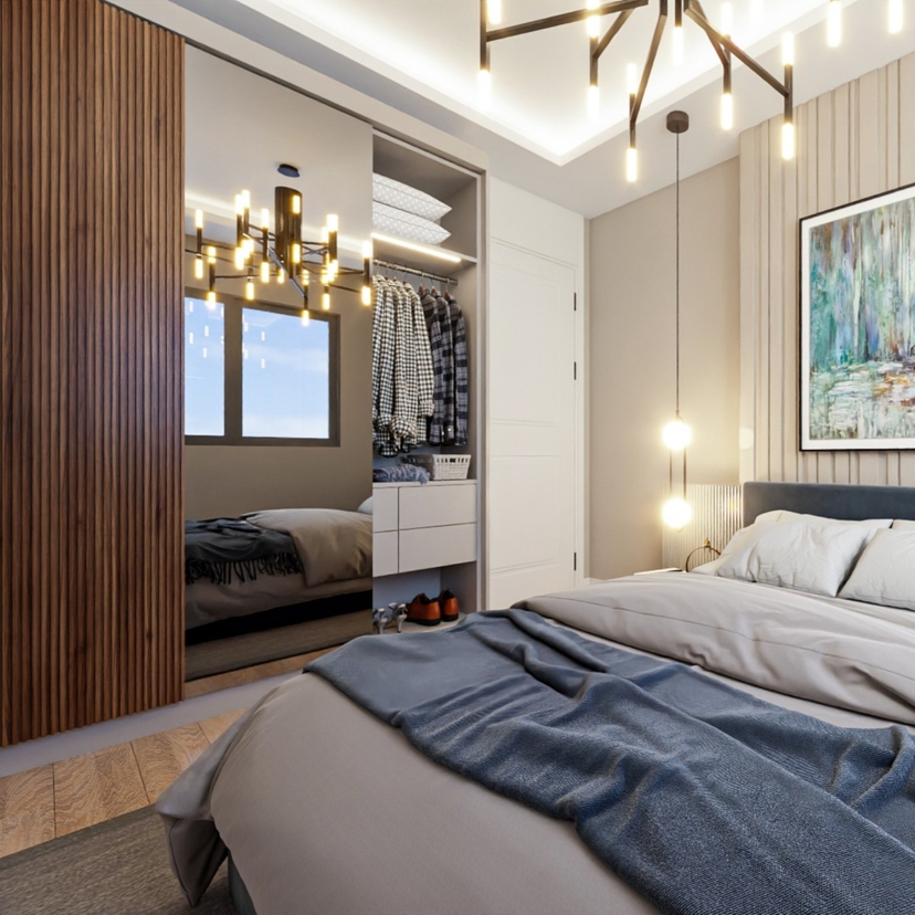 Luxuriöse 1+1 Wohnung mit Meerblick und Bergblick, MERSIN - Tomuk