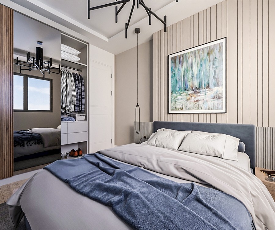 Luxury 1+1 Apartment with Sea and Mountain Views, Mersin-Tomuk