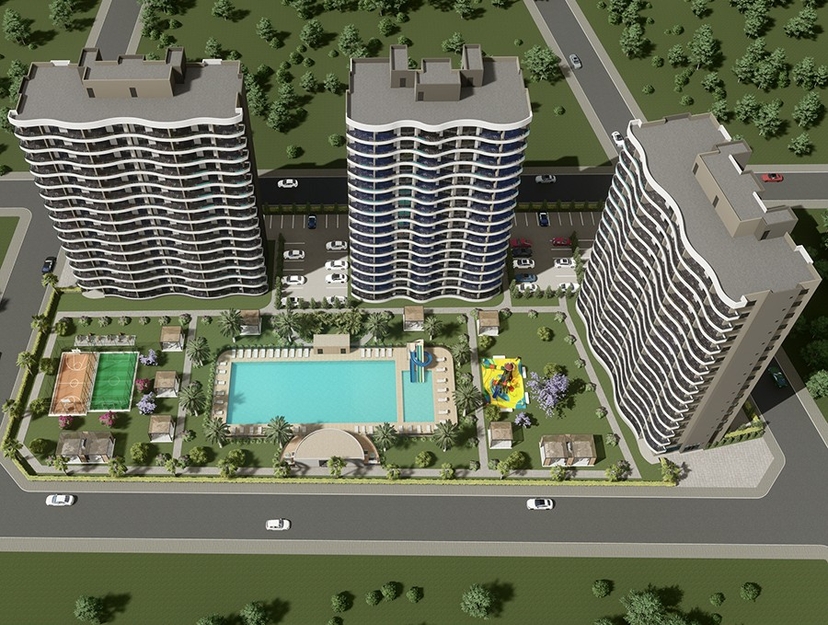 Seaside Living Made Affordable in Brand new Complex in Mersin