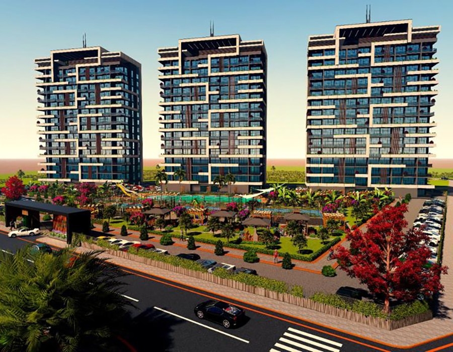 New residential complex with high quality and spacious apartments in Mersin