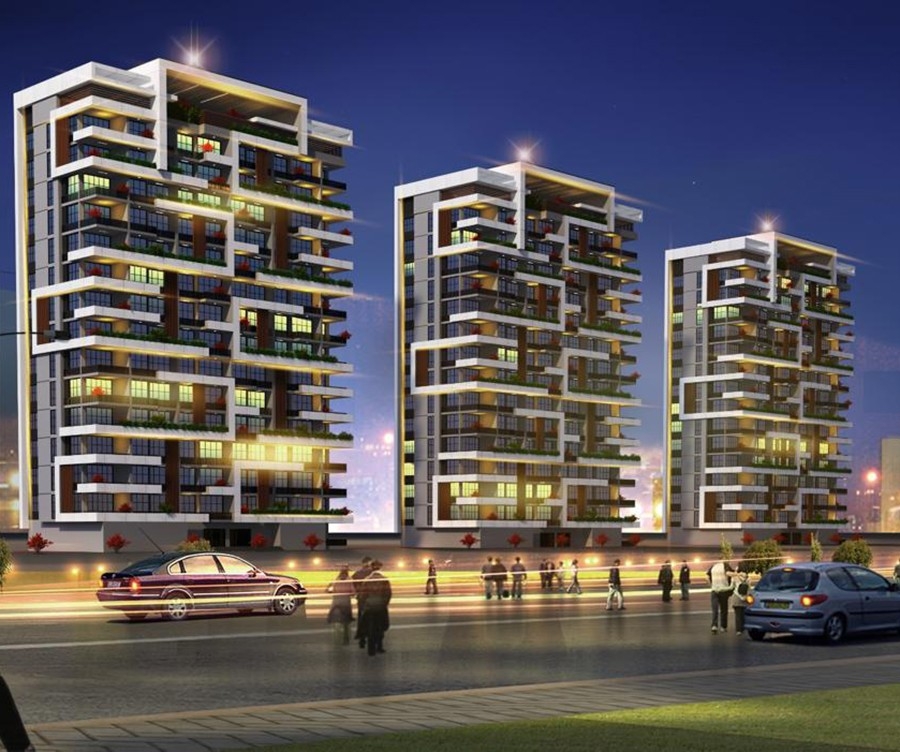 New residential complex with high quality and spacious apartments in Mersin