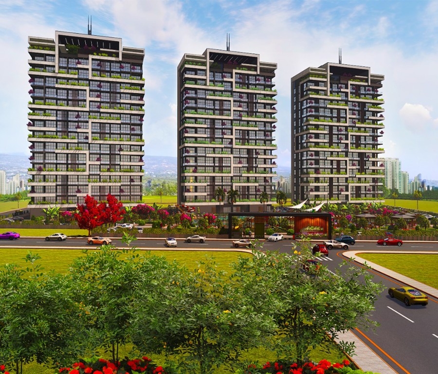 New residential complex with high quality and spacious apartments in Mersin