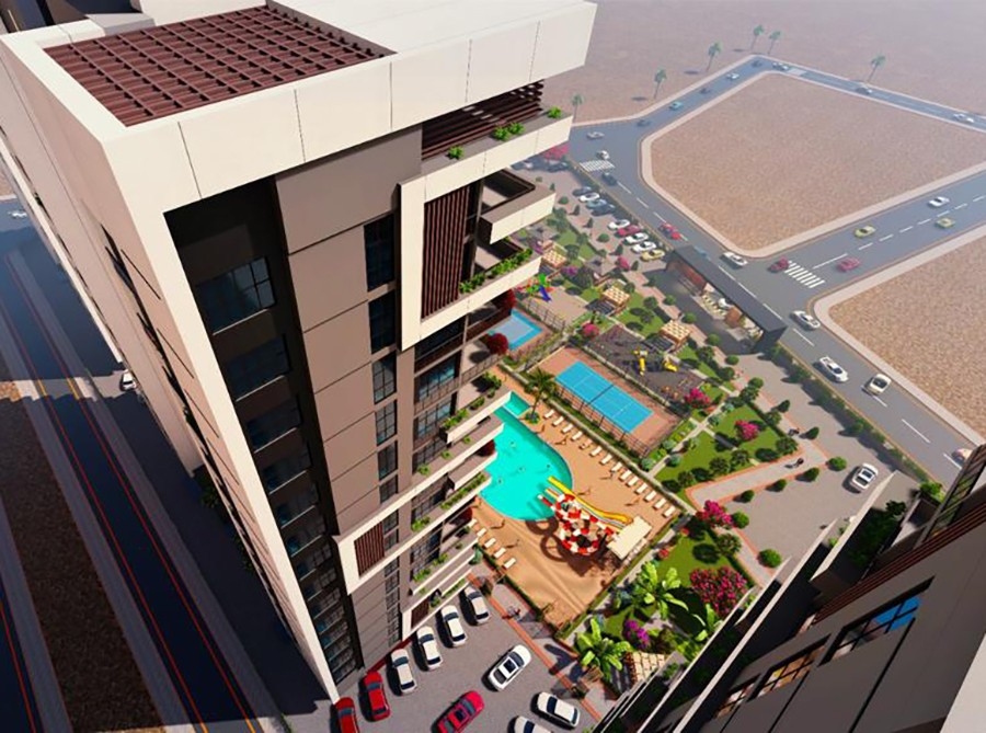 New residential complex with high quality and spacious apartments in Mersin