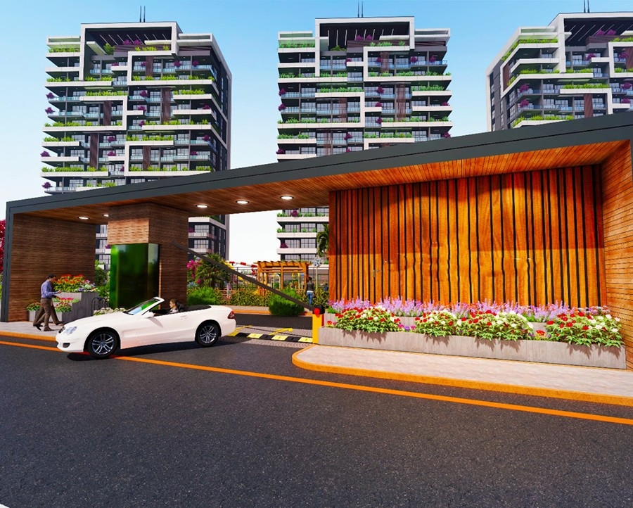 New residential complex with high quality and spacious apartments in Mersin