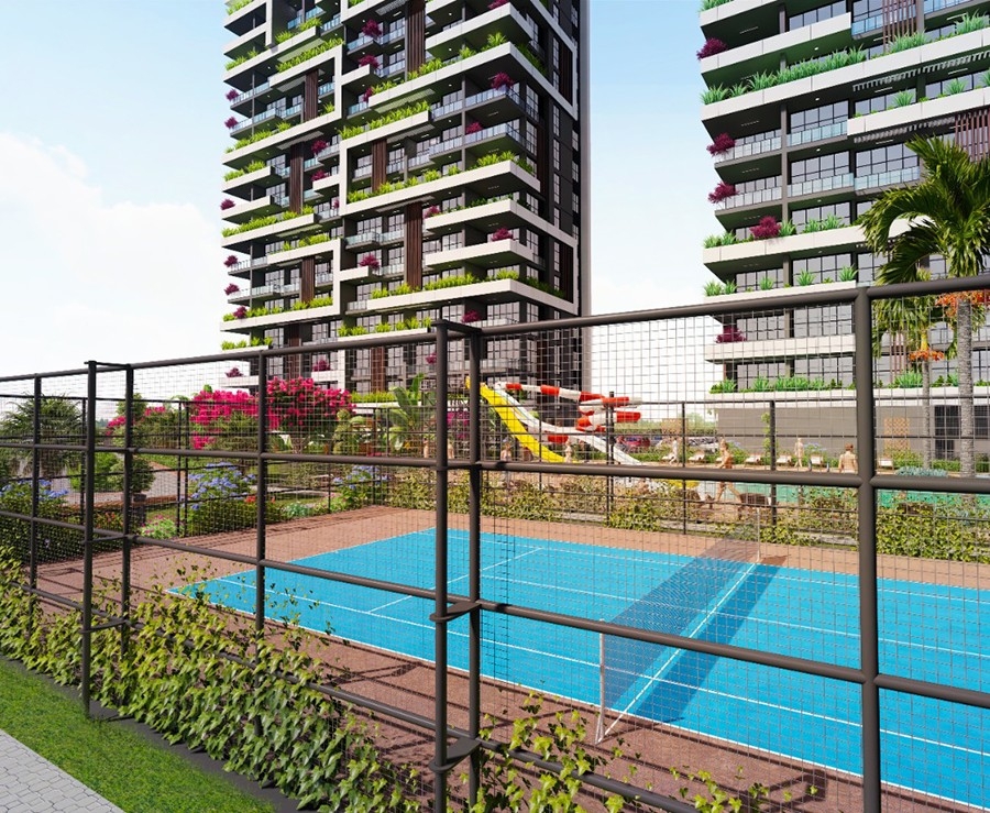 New residential complex with high quality and spacious apartments in Mersin
