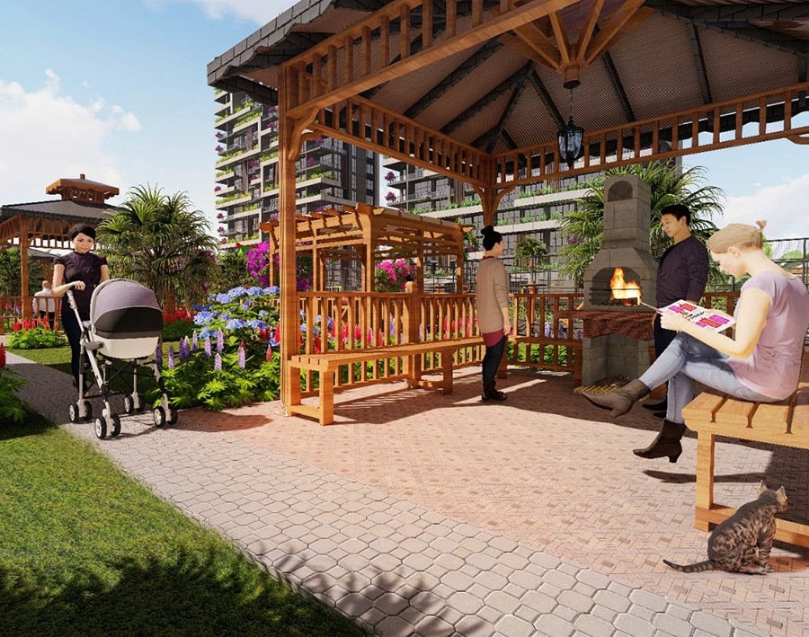 New residential complex with high quality and spacious apartments in Mersin