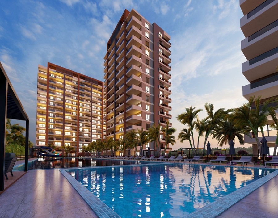 Amazing brand new complex with stunning views for sale in Mersin