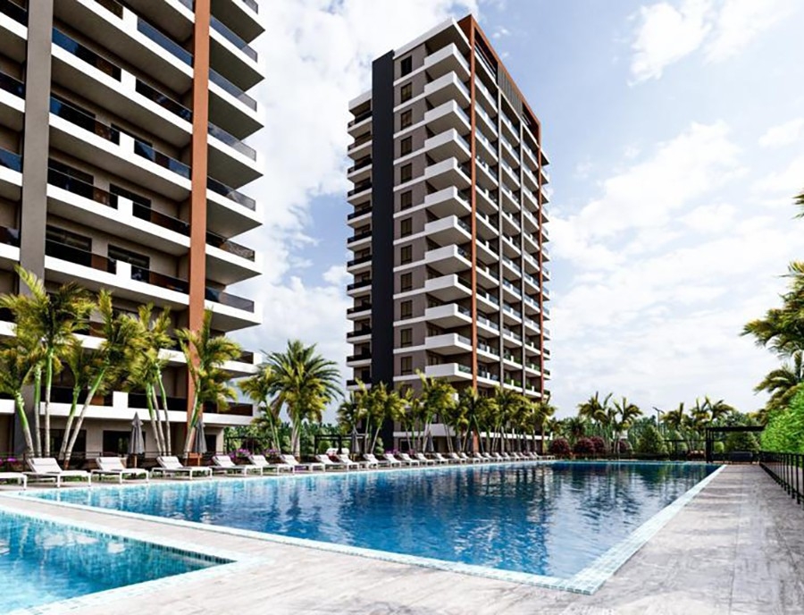Amazing brand new complex with stunning views for sale in Mersin