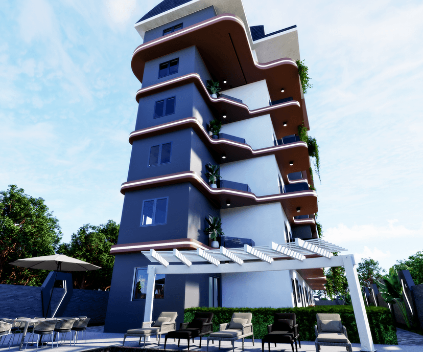 Luxuriöses 1+1 Apartment mit Bergblick, Alanya - Gazipasa