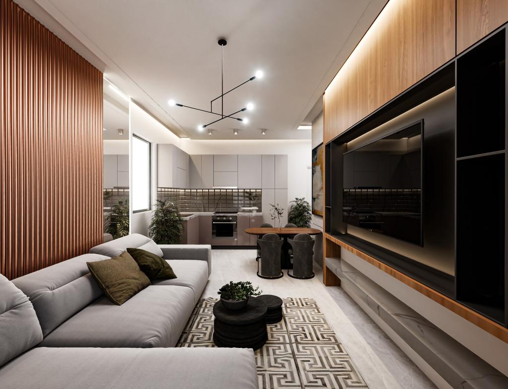 Luxuriöses 1+1 Apartment mit Bergblick, Alanya - Gazipasa