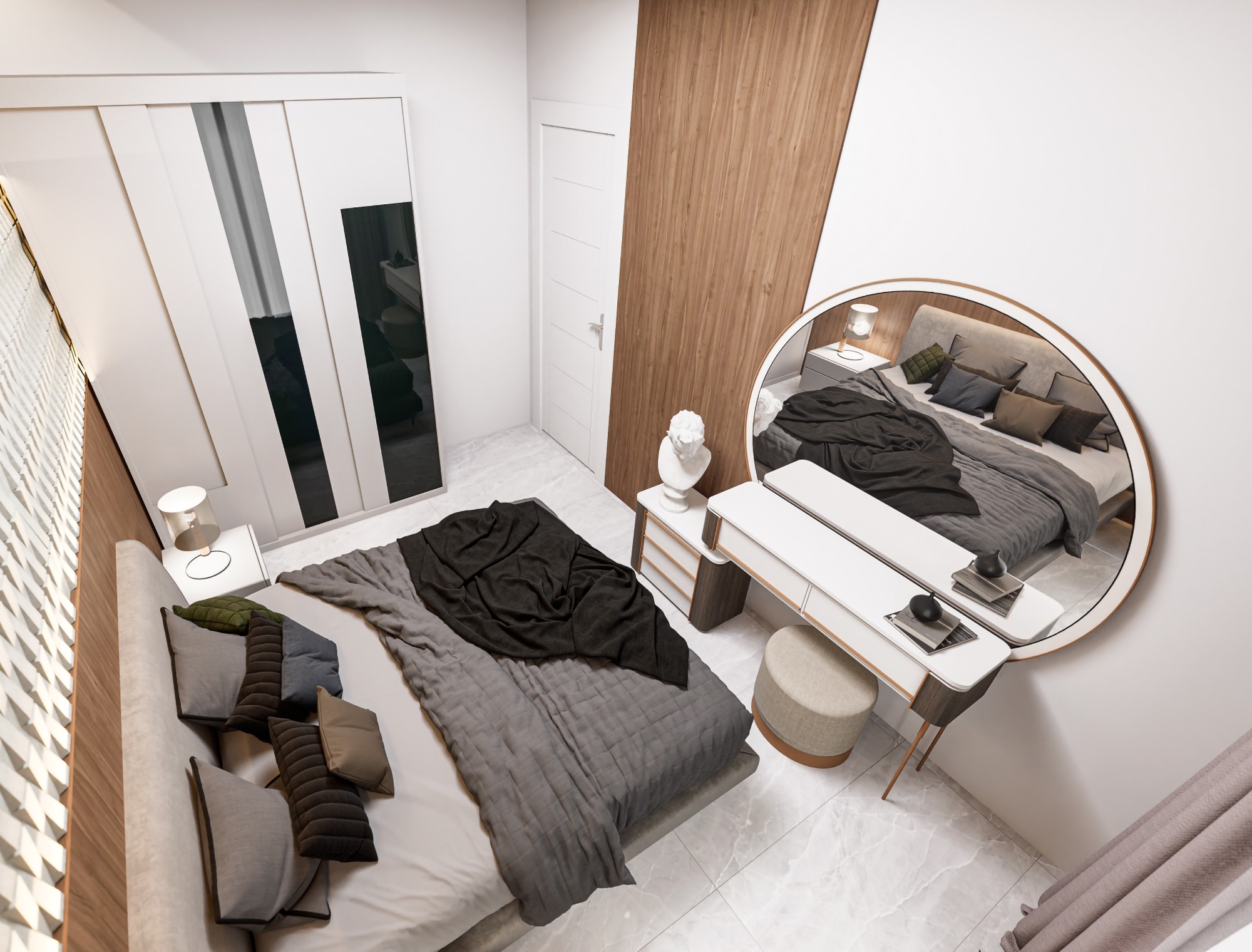 Luxuriöses 1+1 Apartment mit Bergblick, Alanya - Gazipasa