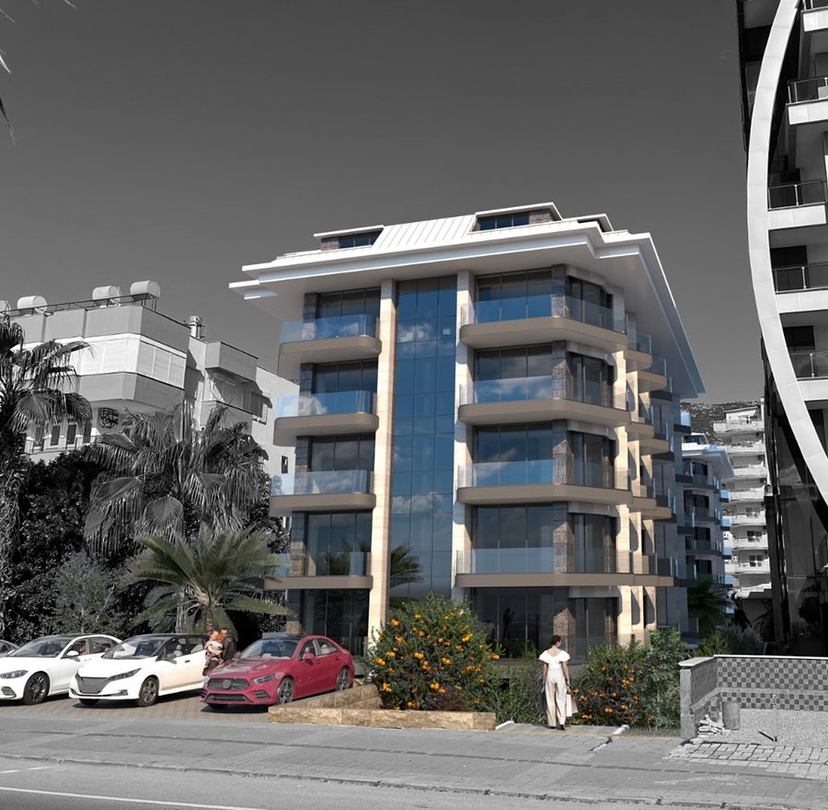 Luxurious 1+1 Apartment with Breathtaking Views in Mahmutlar