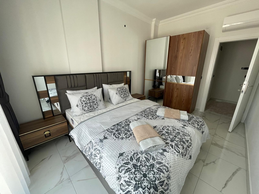 Solrig 1+1 Lejlighed med Bjergudsigt, Mahmutlar