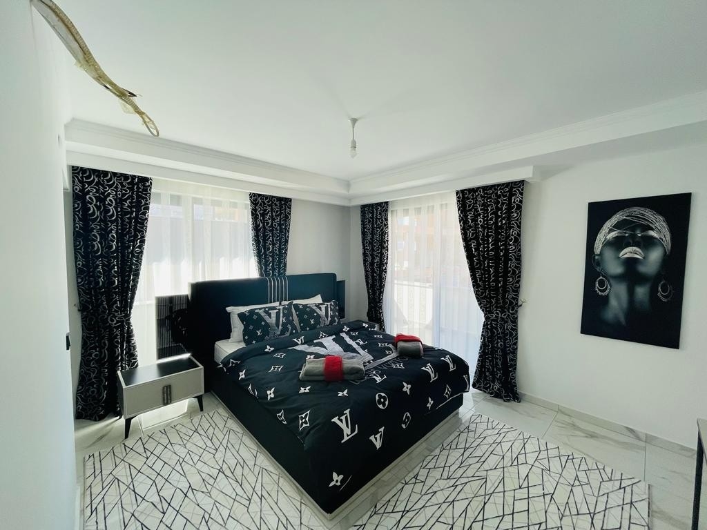 Bergblick 2+1 Wohnung mit Pool und Fitness in Alanya - Mahmutlar