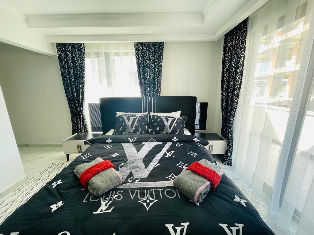 Bergblick 2+1 Wohnung mit Pool und Fitness in Alanya - Mahmutlar
