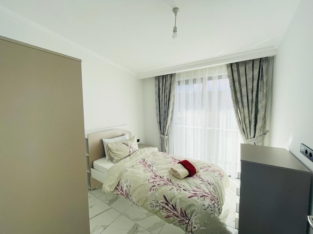 Bergblick 2+1 Wohnung mit Pool und Fitness in Alanya - Mahmutlar