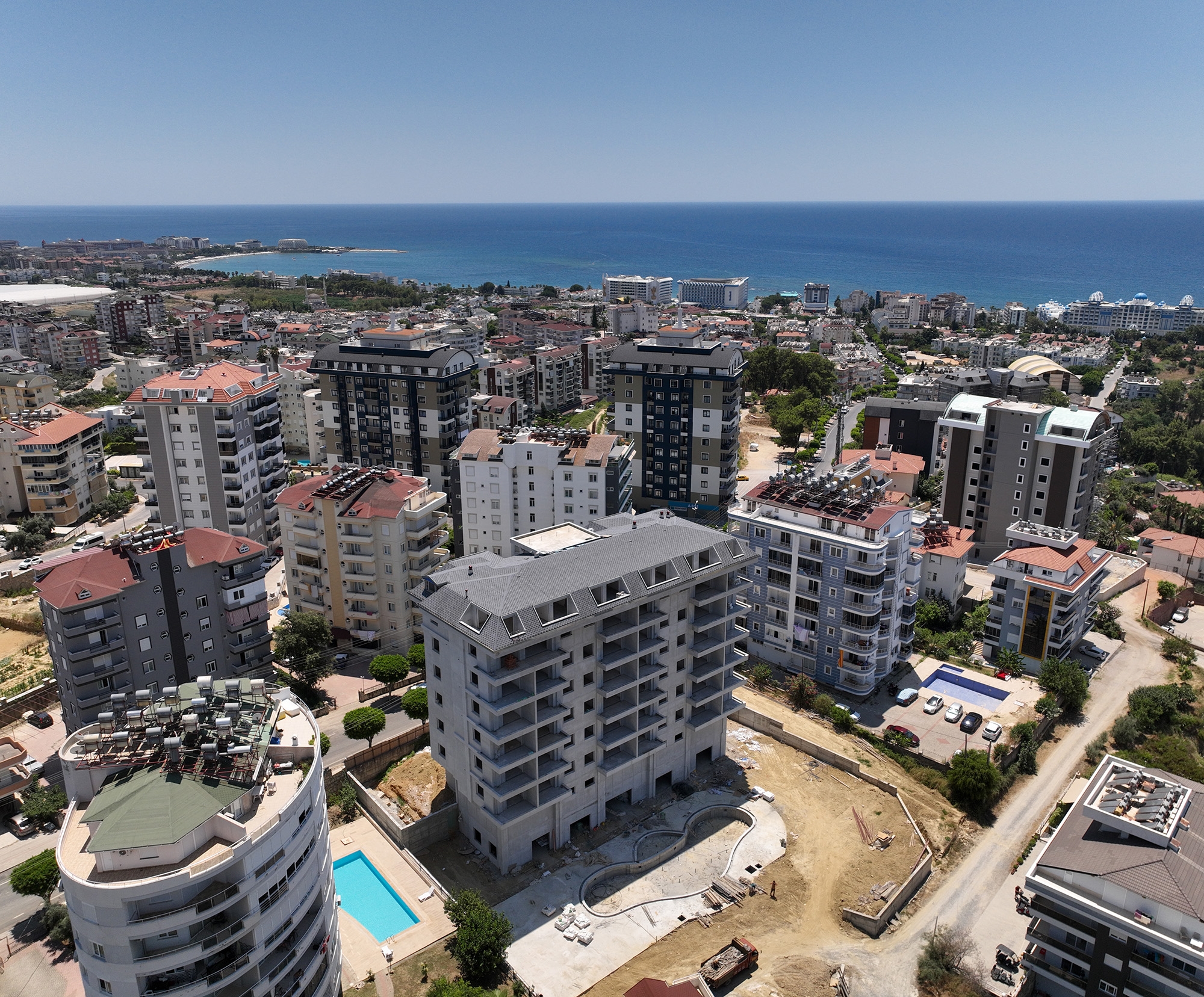 Luxury 1+1 Apartment with Sea and Mountain Views in Alanya - Avsallar