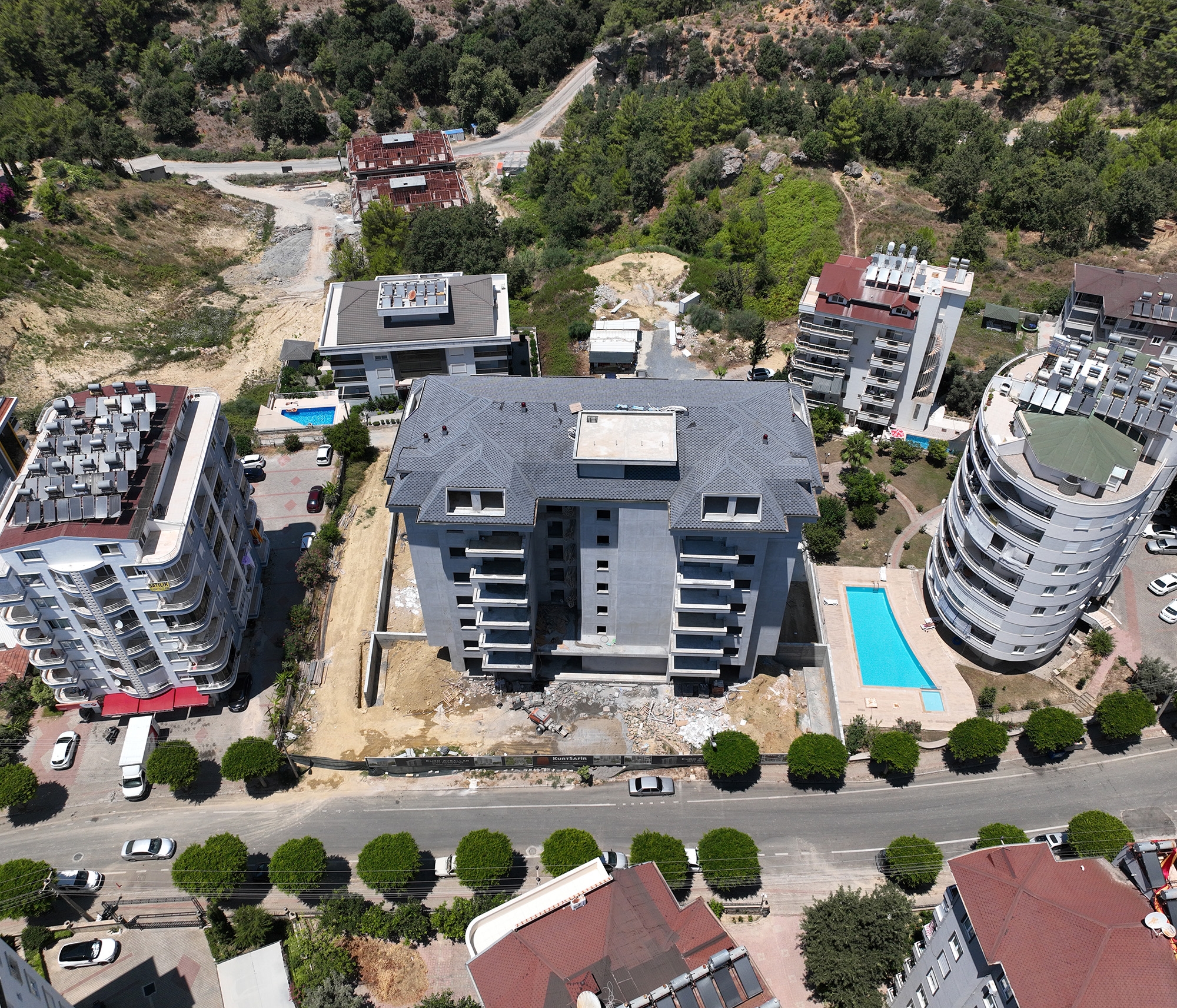 Luxury 1+1 Apartment with Sea and Mountain Views in Alanya - Avsallar