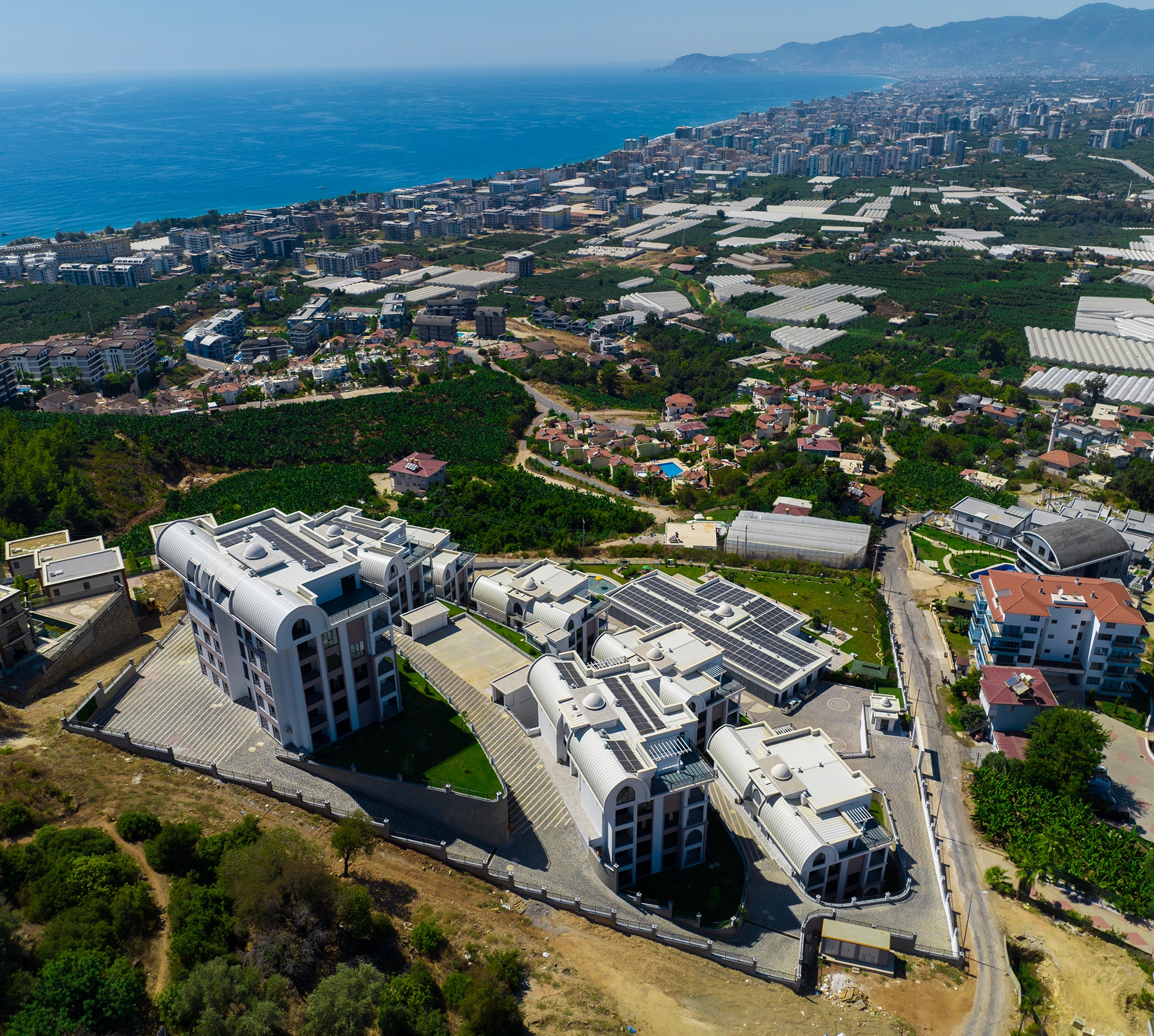 Luxury 1+1 Apartment with Sea and Mountain Views, Alanya - Kargicak