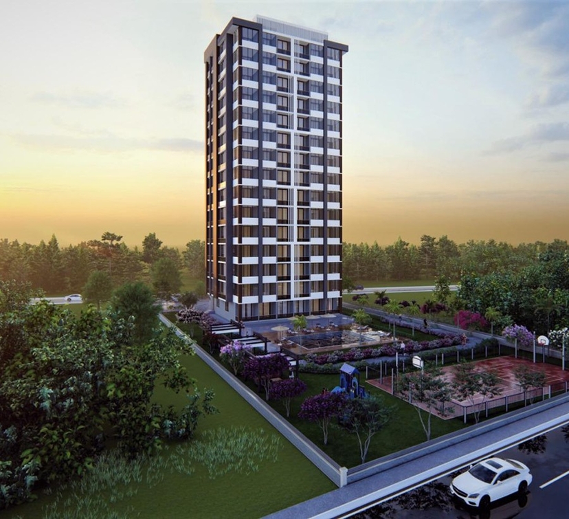 Luxury 1+1 Apartment with Sea and Mountain Views, Mersin - Tomuk