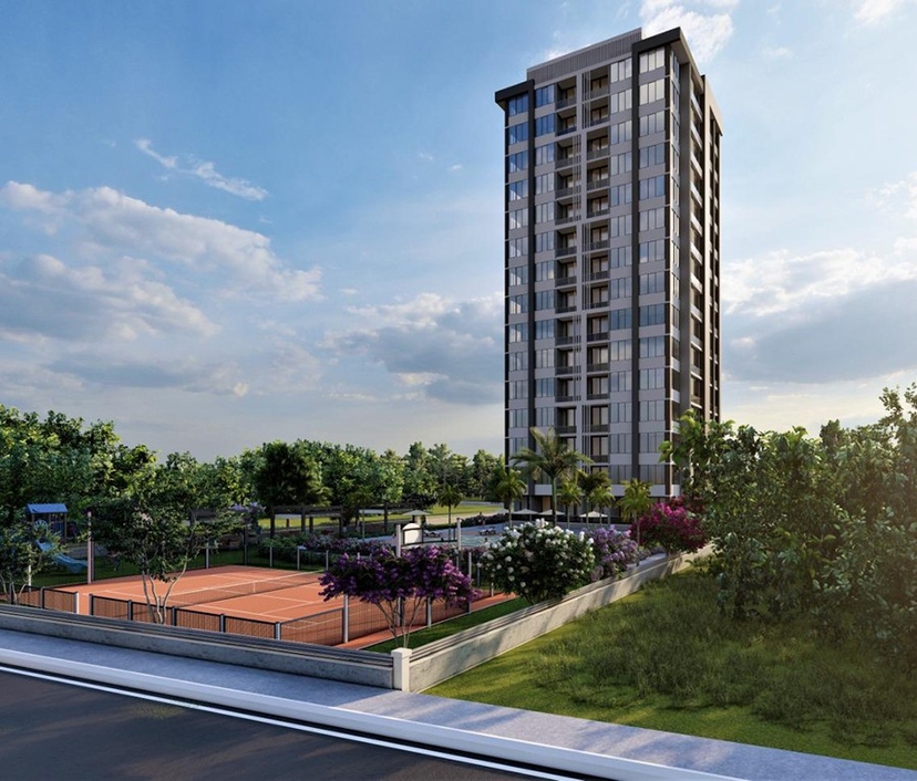Luxury 1+1 Apartment with Sea and Mountain Views, Mersin - Tomuk
