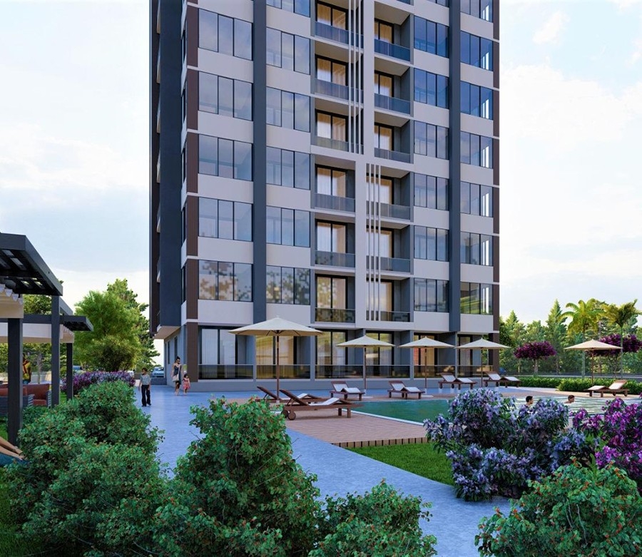Luxury 1+1 Apartment with Sea and Mountain Views, Mersin - Tomuk