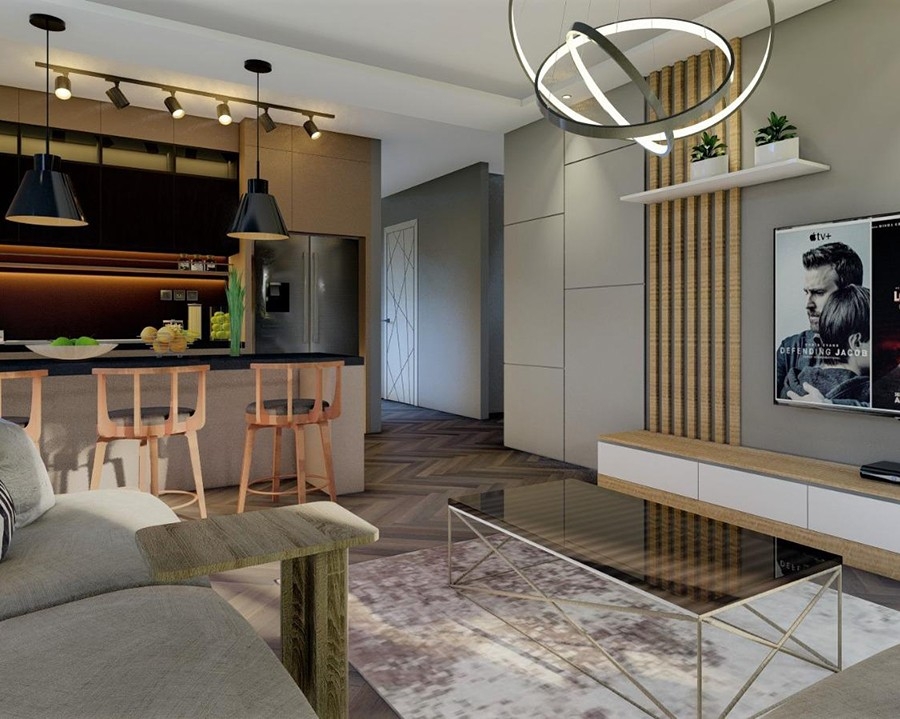 Luxury 1+1 Apartment with Sea and Mountain Views, Mersin - Tomuk