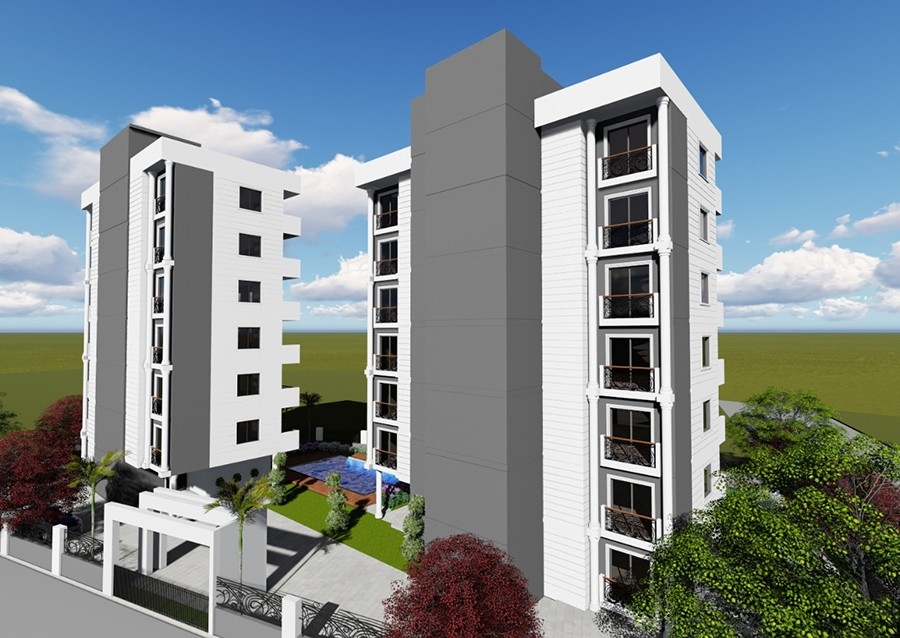 Brand new residential complex with high built quality in Mersin