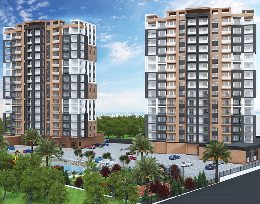 Luxury 1+1 Apartment with Sea and Mountain Views in Mersin-Tece