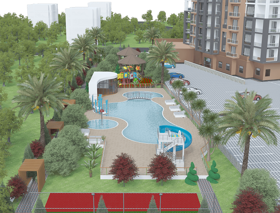 Luxury 1+1 Apartment with Sea and Mountain Views in Mersin-Tece